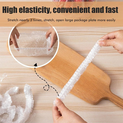 100pcs Disposable Flexible Transparent Plastic Food Storage Bags – Resealable & Multi-Purpose – Food-Grade Fresh-Keeping, Dust & Insect-Proof, Kitchen Accessories