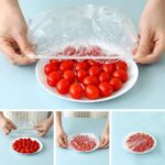 100pcs Disposable Flexible Transparent Plastic Food Storage Bags – Resealable & Multi-Purpose – Food-Grade Fresh-Keeping, Dust & Insect-Proof, Kitchen Accessories