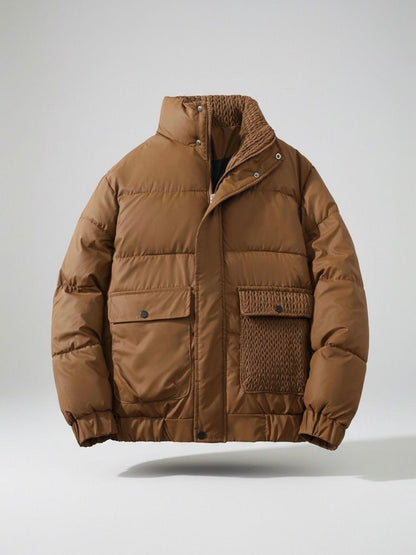 Brown Winter Bomber Jacket
