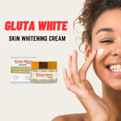 Gluta White Night Cream & Gluta White Face Wash (Free)