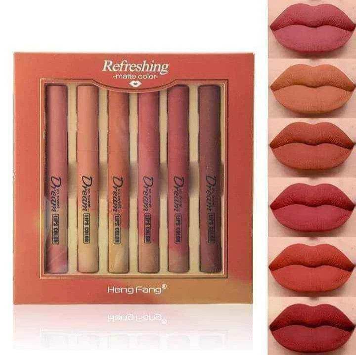 HENGFENG DREAM LIPSTICK PACK OF 6