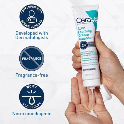 CeraVe 4-in-1 Skincare Kit: Night Cream, Sunblock, Cleanser & Serum